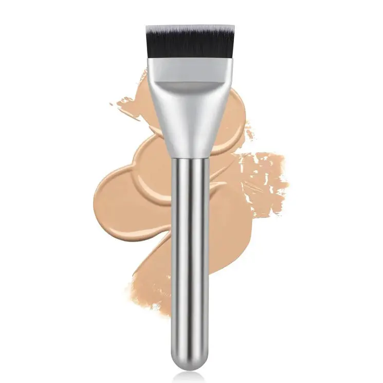 Flat Foundation Brush – Korean-style foundation brush / spatula-style face brush (suitable for liquid foundation); high-quality face makeup brush.