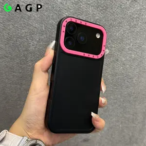 Fin for iphone17pro Max Case Contrast Double Color for iPhone 17 Air 16 15 14 13 12 11 17 Pro Max Plus Soft Silicon Slim Matte Cover