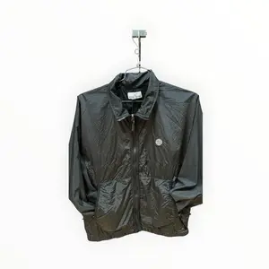 Stone Island Zip Up Jacket Black