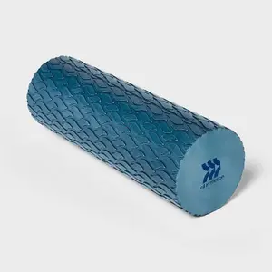 18" Textured Foam Roller - Navy Blue - All In Motion