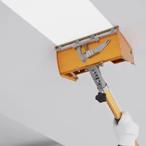 VEVOR Drywall Board Flat Box, 10inch Wide Quick Clean, Aluminum Decorative Box Suitable for Plasterboard, Wallboard, Panel, Comes with 2 Stainless Steel Blades (10/ 12inch )