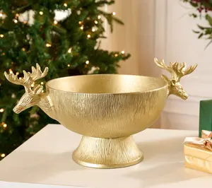 Mrs. H by Dee Hilfiger Stag Head Oversized Bowl