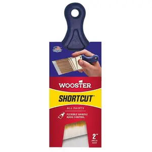 2 in. Shortcut Polyester Angled Sash Brush for All Paint Types