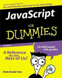 USED-JavaScript For Dummies by Emily A. Vander Veer (Paperback)