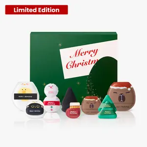 Momo's Workshop Cartoon-themed makeup sponge and powder puff set with multiple designs、Each Puff is Unique -  Includes Foundation puff、Setting puff、Mini puff、Makeup sponge&Elegant packaging、 Beauty Products