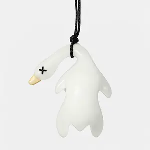 UV Color Changing Duck Creative Pendant UV Temperature Reminder for Cars Bicycles Indoor Outdoor Ornament Test Sunscreen Protection Car Interior Decoration Car Trinkets Car Accessory