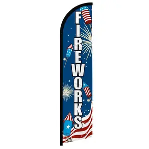 Festive Windless Banner Flag - Windproof Polyester Backdrop with Curved Sleeve for Outdoor Display