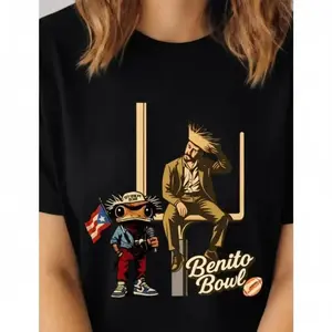 Benito Bowl Shirt, Puerto Rico Frog T-shirt, Football Fan Gift, Rabbit Super Sports Shirt, Super 2026, Rabbit Super ShirtRAIMENTRY