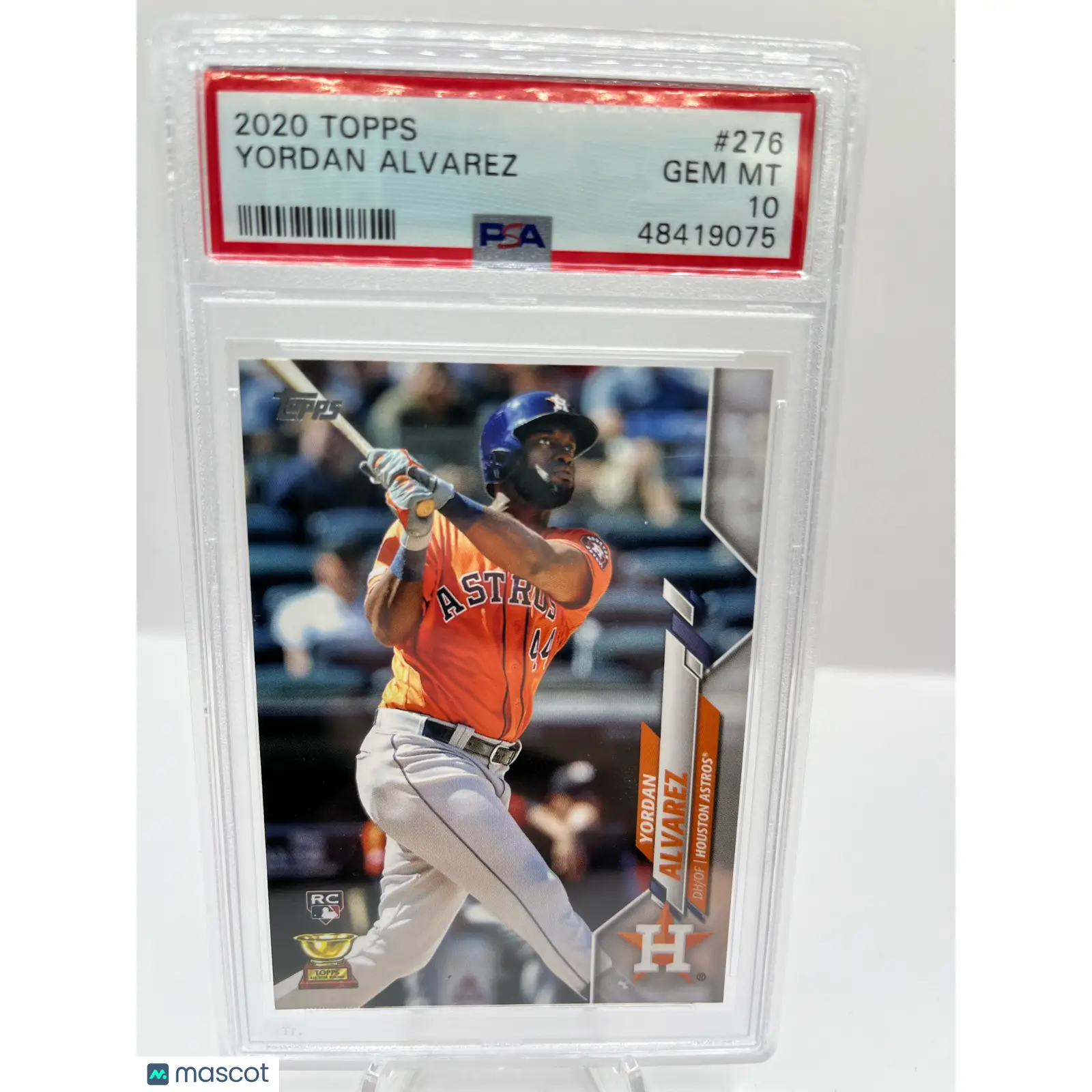 Yordan Alvarez PSA 2020 Topps #276 Baseball 10