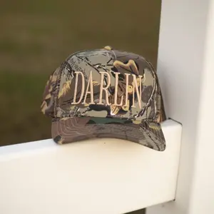 Darlin' Camo Hat with Puff Embroidery