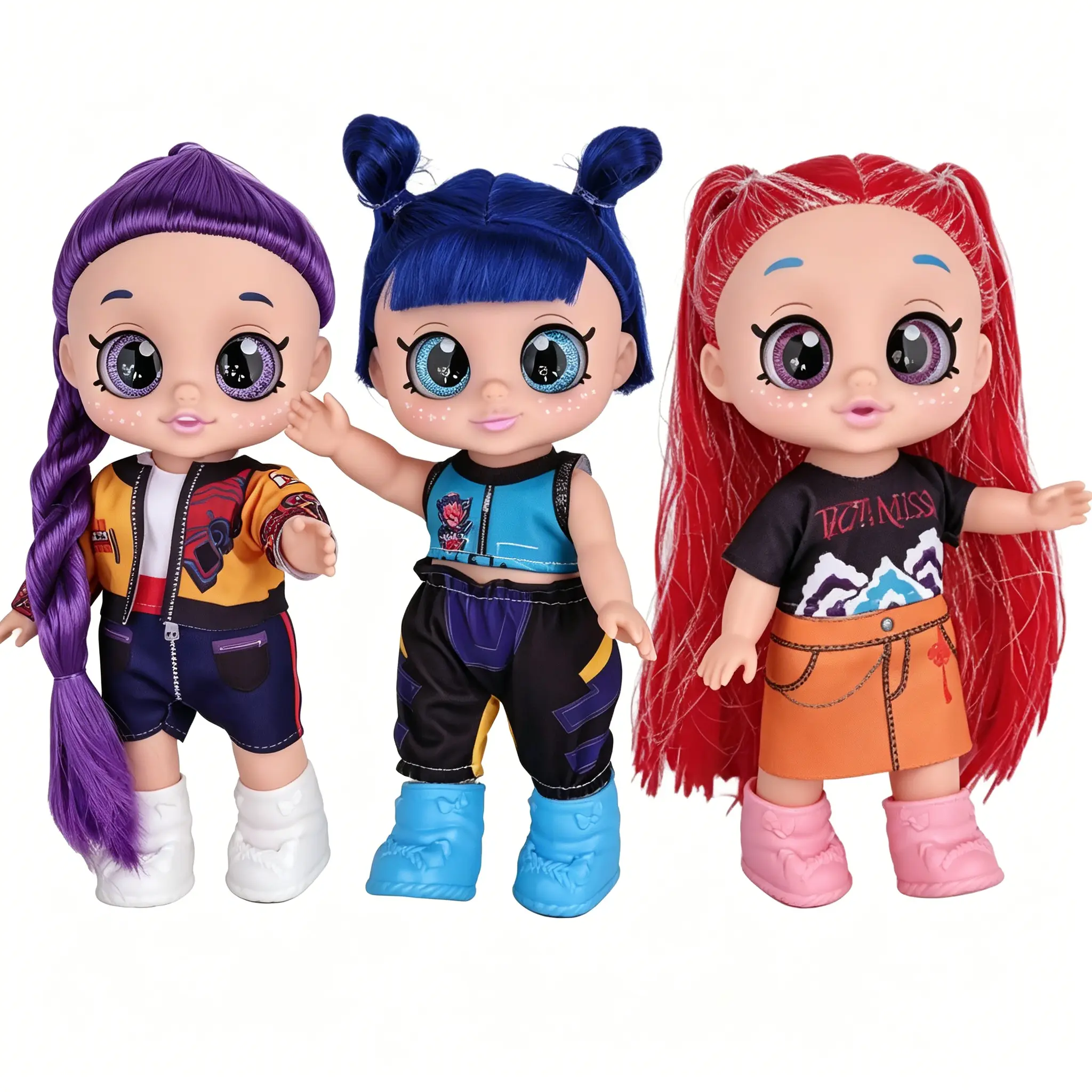 K-POP Anime Action Figure Dolls,7/10 Inch kpop hunterxArticulatedFigures, 5D Sparkling Eyes, Articulated Joints, Fan Collection& Little Girls' Holiday Gift,KPOP DOLLS