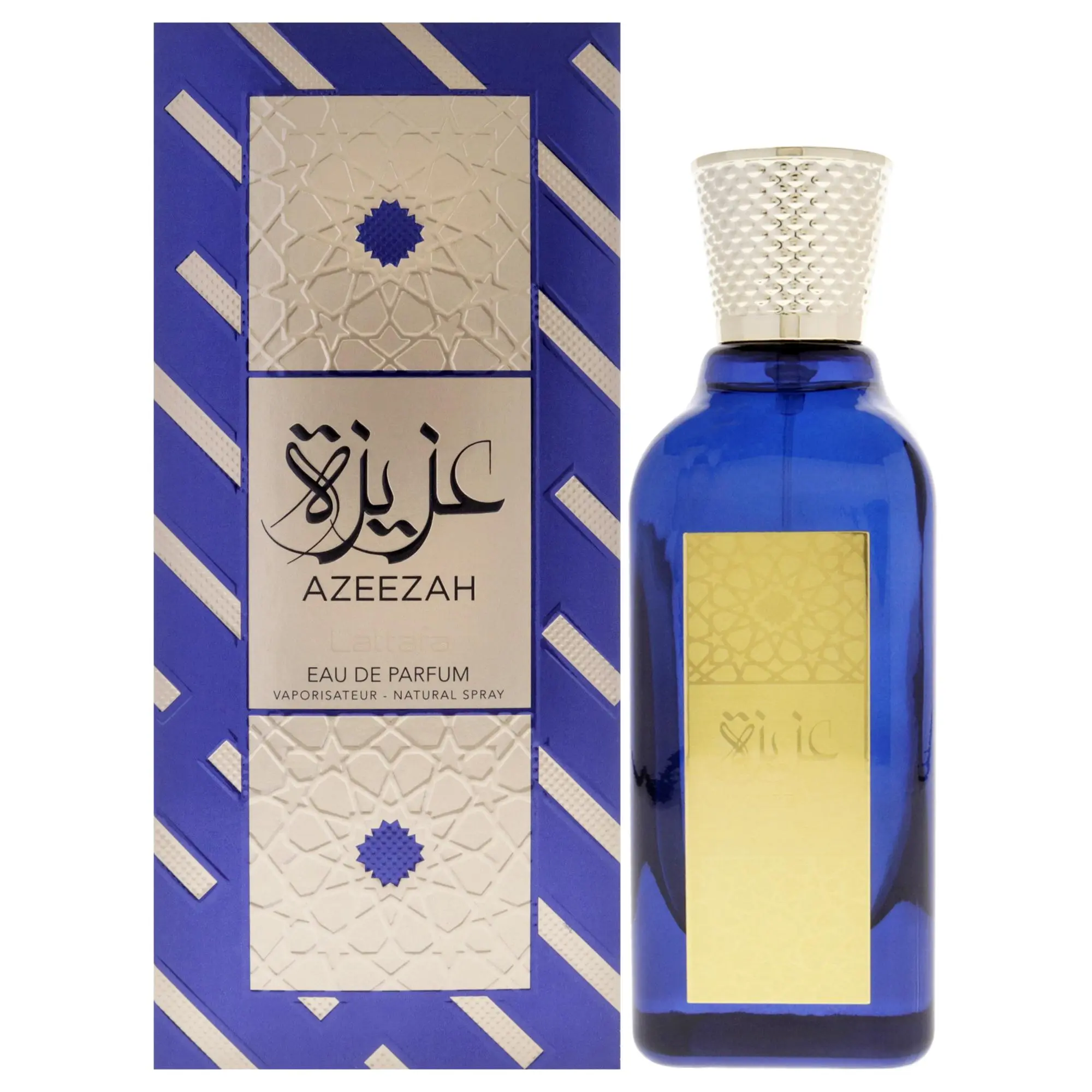 Azeezah by Lattafa Luxurious Captivating Women's Fragrance - 3.4oz EDP Natural Spray, Single Bottle