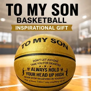 Play basketball out of passion, an ideal gift for hoops lovers. Basketball accompanies you all the way, great birthday present & starter gear for basketball beginners. outdoor sport