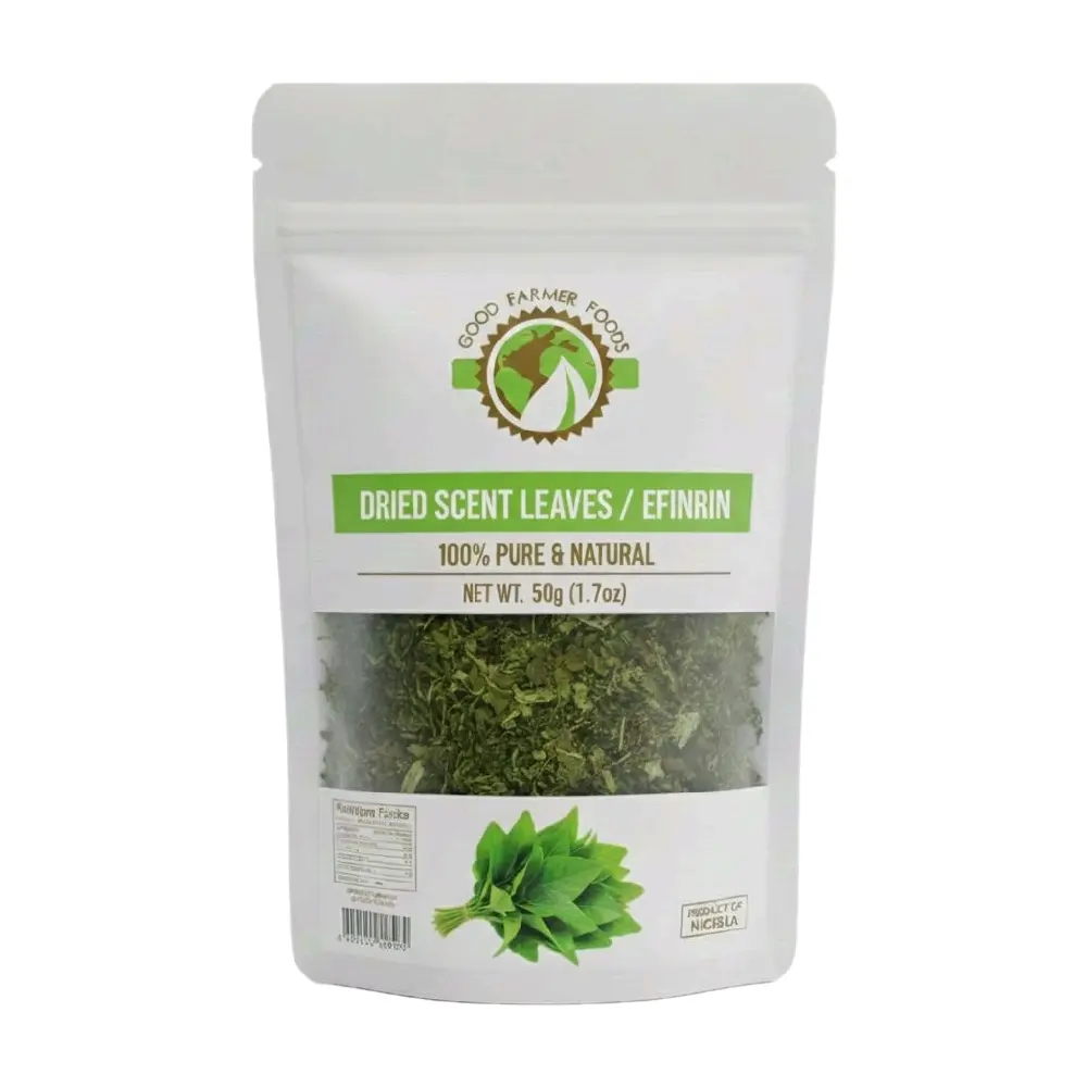 GOOD FARMER FOODS Dried Scent Leaves Efinrin 100% Pure Natural 50g Premium Quality