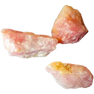 Deep Pink Rose Quartz Chunks Natural Specimen for Display Lapidary Work & Carving | Madagascar | Southwest Crystals