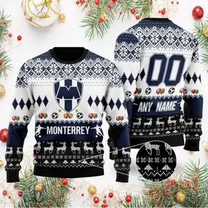 Liga MX C.F. Monterrey | Personalized Name & Number Specialized 2021 Concepts Ugly Sweater V2