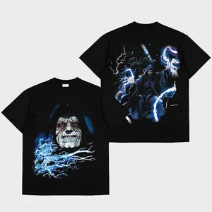Emperor Palpatine Premium Cotton T-Shirt, Darth Sidious Graphic Tee, Character Comics Fans Shirt, Superhero T-Shirt, Comic Book Fans T-Shirt, Superhero Graphic Tee