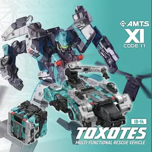 52TOYS INFINITYBOX IB-14 Toxotes Deformation Toys Action Figure, Converting Toys in Mecha and Cube, Perfect Birthday Party Gift for Teens and Adults