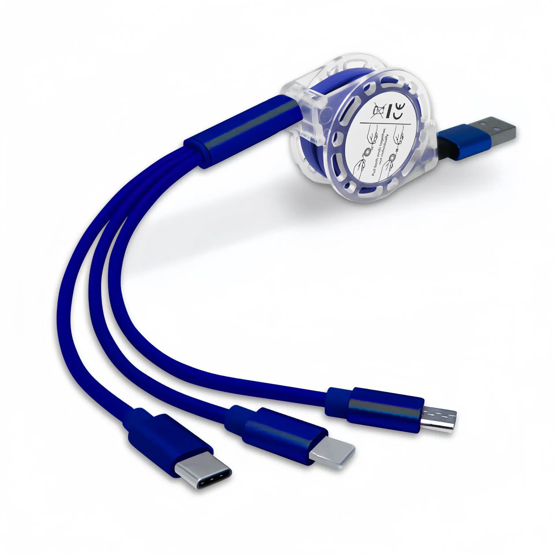 Crystal model retractable - blue