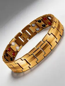 Magnetic Healing Bracelet | Unisex 7.8-inch | Punk Style, Trendy, Fashionable & Versatile | Stackable Copper Jewelry | Perfect Birthday Gift #Fashion