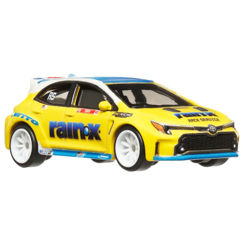 Hot Wheels Premium '23 TOYOTA GR COROLLA - Car Culture Slide Street 2 Special Series, 1:64 Scale Circuit Legend Malaysia Diecast Display Toy, Realistic Castings Collectibles Model Cars