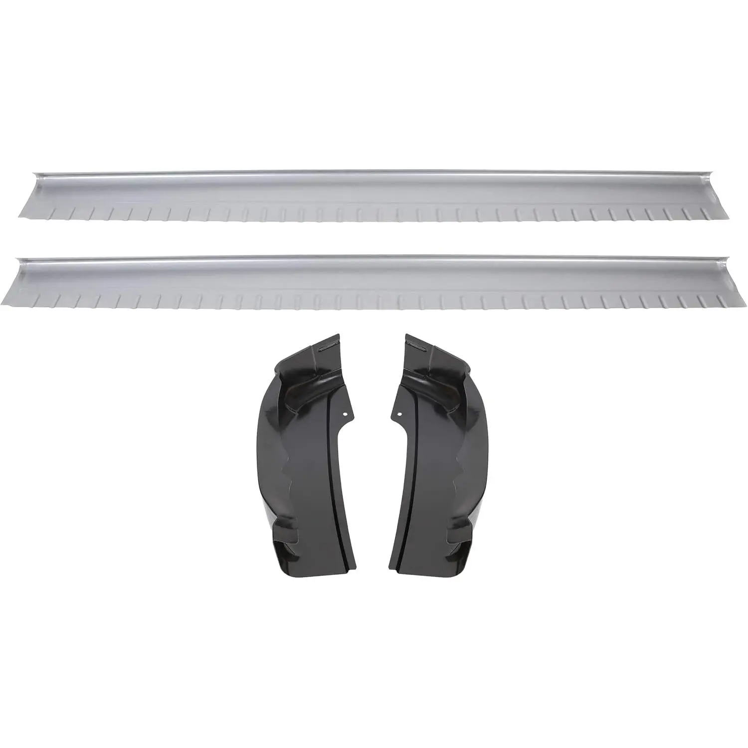 Rocker Panels Extended Cab & Cab Corners Compatible with 99-07 Chevy Silverado GMC Sierra 4DR Extended Cab (Pair) 2 Packages Vehicle Components Exterior Parts