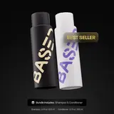 BASED Shower Duo | Shampoo + Conditioner | Deep Clean, Hydrates, Soothes Scalp, Boosts Volume | Fresh Peppermint | Science-Backed Formula | 12oz Each