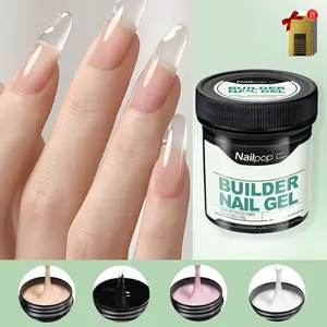 Nailpop 100g 5-in-1 HEMA-Free Builder Gel Salon Quality DIY Nail Extensions & Repair Strong Nails At Home
