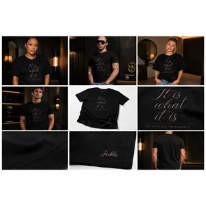 It Is What It Is tee | Inspirational Phrase T-Shirt, No Excuses No Regrets