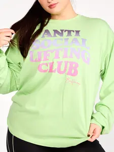 Social Long Sleeve Tee - Lima Bean