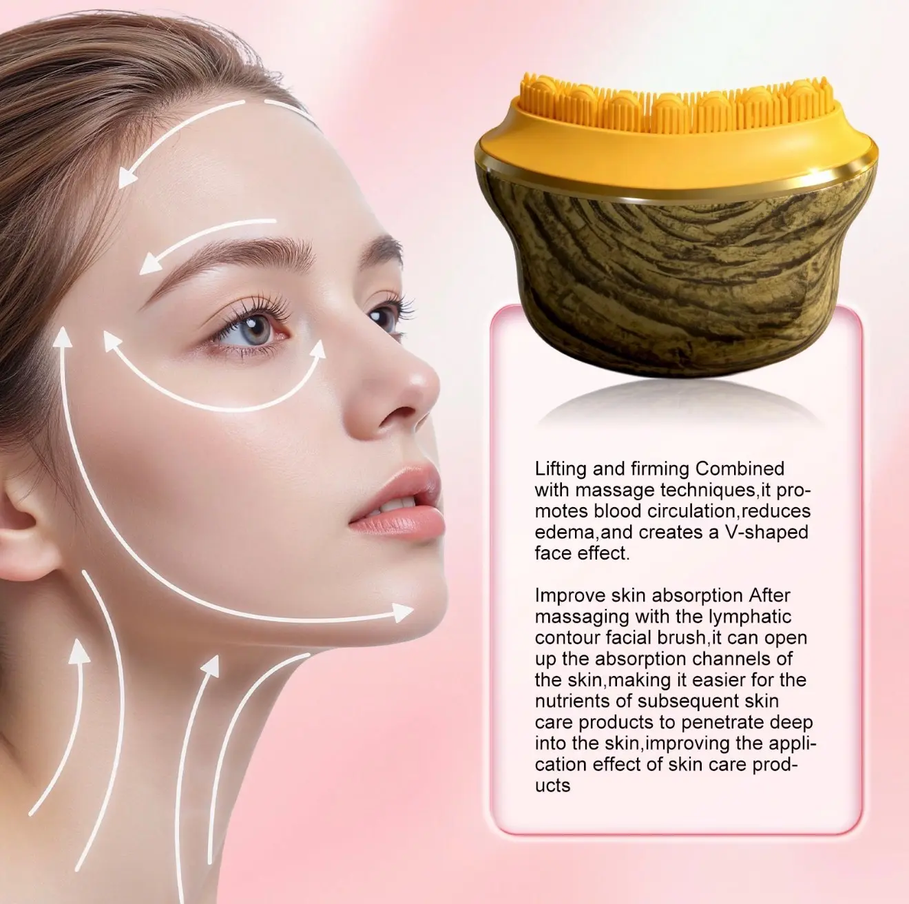 Este cepillo facial elimina la hinchason en minutos [lifting naturalen casa]