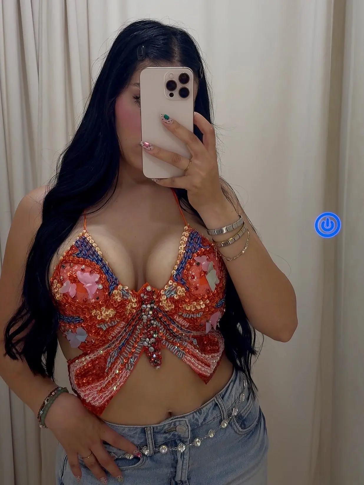 TROPI & COQUETA BUTTERFLY TOP