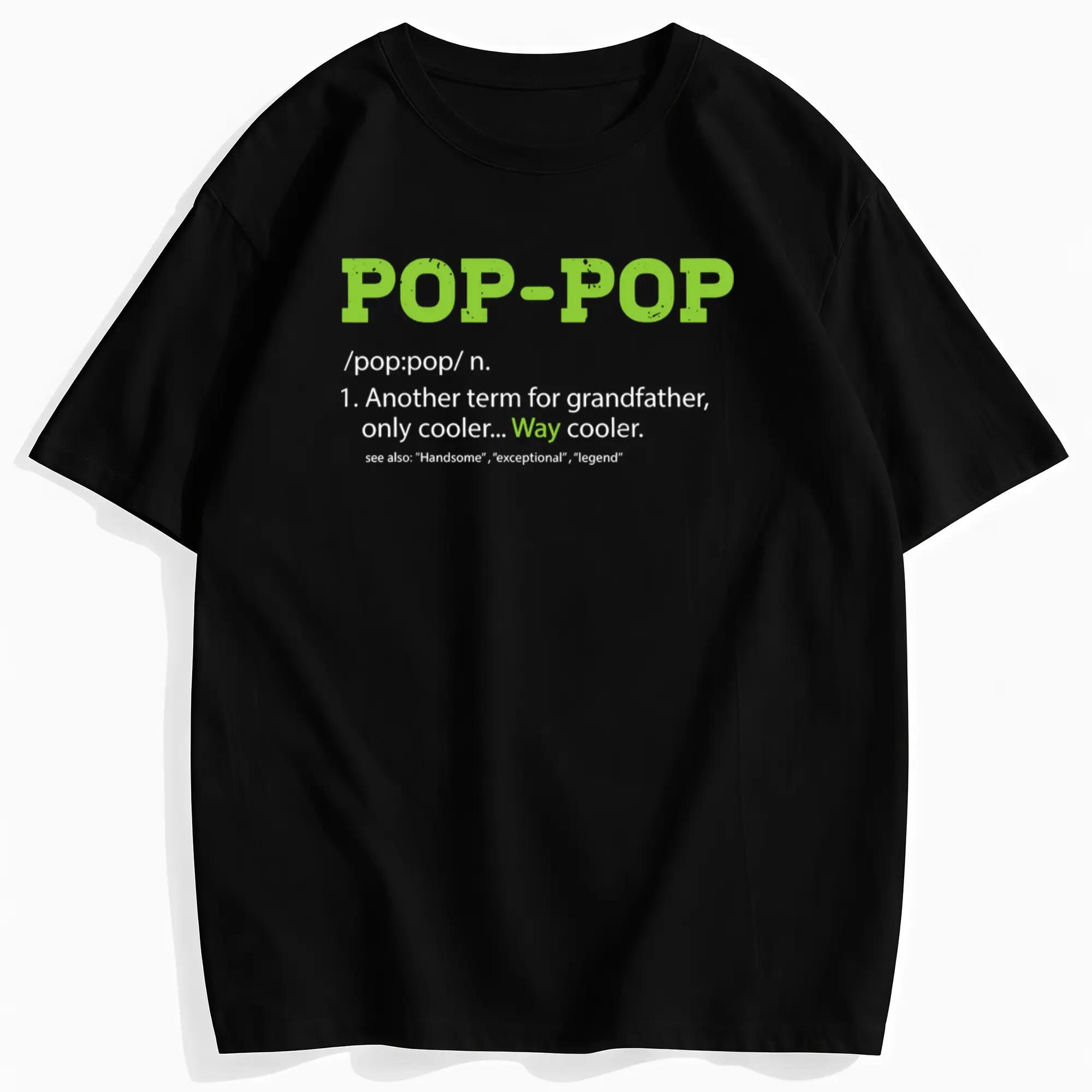 Pops Shirt for Grandpa, Pop-Pop Definition Cool Dad Gift T-Shirt