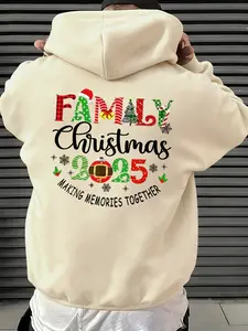 Women's Festive Christmas Hoodie with Reindeer Antlers & Snowflake Prints, Cozy Winter Holiday Party Wear