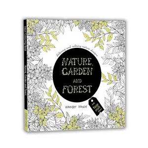 Nature, Garden and Forest: Colouring Books for Adults with Tear Out Sheets (Adult Colouring Book) [Paperback] Wonder House Books Editorial COLORSTROLOGY Art special edition print
