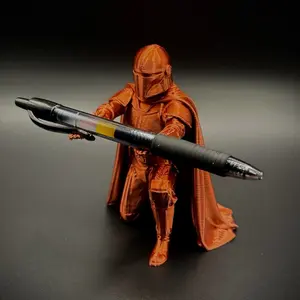 3D Print Mando Pen Holder - Unique Collectible Accessory for Fans