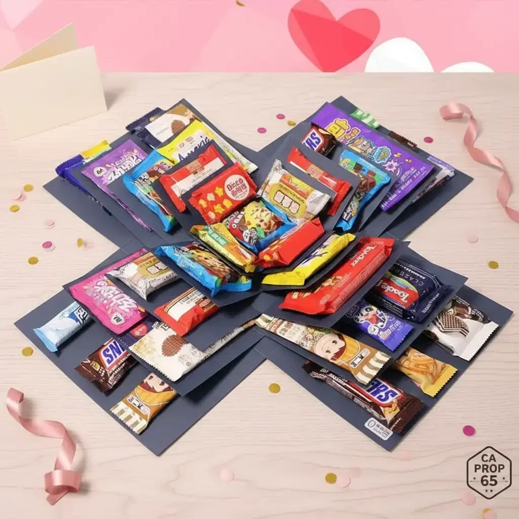 Surprise Explosion Box Candy Gift Set, Perfect Birthday Present ...