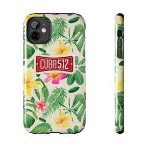 Cuba 512 Tropical Floral Phone Case | Tough Phone Case