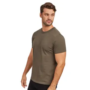 Mott & Bow 1 Pack, 3 Pack, 6 Pack, Classic Crew Driggs Tee Pre-shrunk and Pre-washed Menswear Casual Shirt Light and Breathable