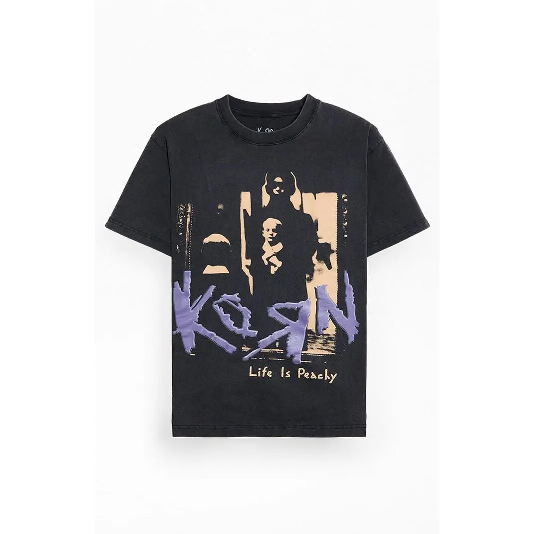 PacSun Men's Korn Life is Peachy T-Shirt - Multicolor