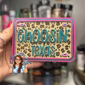 Choose Texas leopard print