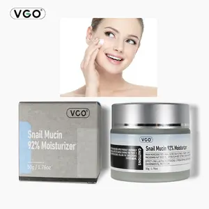 VGO Snail Mucin 92% Moisturizer 50g/1.76oz - Effective Lasting Hydration for All Skin Types with Antioxidant Power & Elasticity Repair