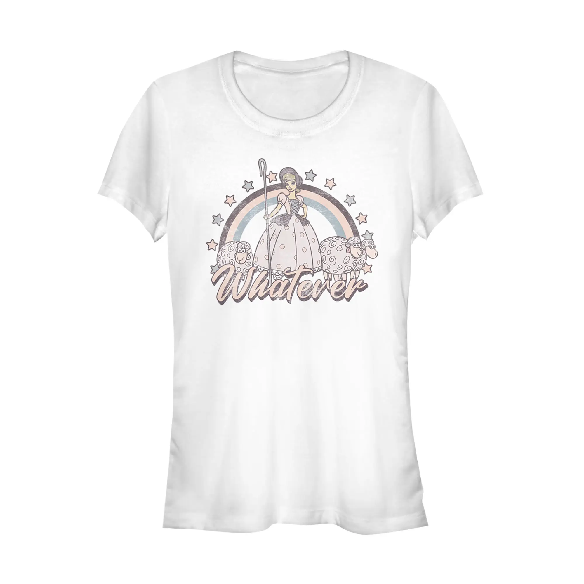 Juniors Womens Toy Story Whatever Bo Peep T-Shirt