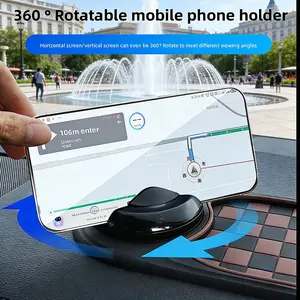 Car Anti-Slip Mat Phone Holder, Cell Phone Holder, Multi-Functional Car Navigation Organizer, Parking Sign Central Control Storage Rack Universal Fit