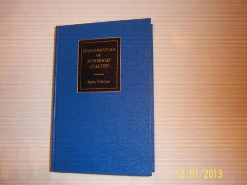 USED-Fundamentals of numerical analysis by Stephen G Kellison (Loose Leaf)