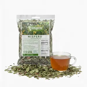 KURANDERO Nispero Herbal Tea – 2 oz (56g) – 100% Natural Loquat Leaves (Eriobotrya Japonica) – Traditional Mexican Loose Leaf Tea – Caffeine-Free, Vegan, Farm-Grown