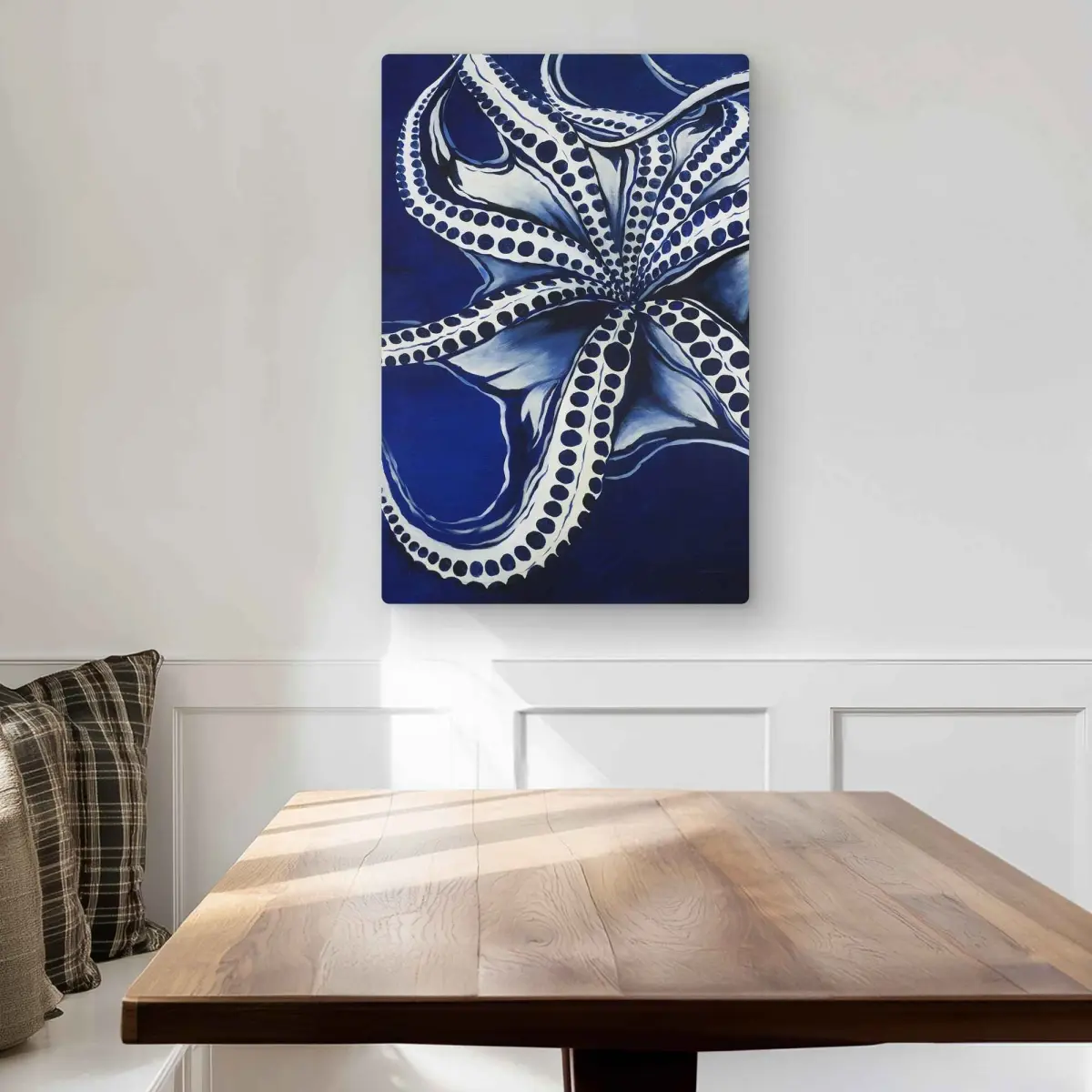 Begin Home Decor C1MP2030TYHSRV 20 x 30 in. Dancing Octopus - Best Seller Sea Metal Print Wall Art for Home Decor