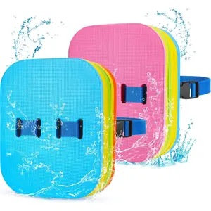 Swimming Floats for Kids Swim Belts Swim Bubbles 3 Layers Back Floats Adjustable for Safety Training Beginners Swimming Sport Pool Lesson(2 Pack)