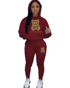 cute teddy bear tracksuit for girlfriend