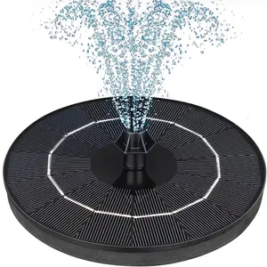 Upgraded Solar Fountain with 4 Easy Install Nozzle and Fixer, Solar  Fountain Pump for Bird Bath, Garden, Pond, Pool, Fish Tank, Outdoor